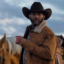 Load image into Gallery viewer, Stetson Men's Tan Classic Suede Jacket 6631