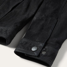 Load image into Gallery viewer, Stetson Men's Black Leather Jean Jacket 6632