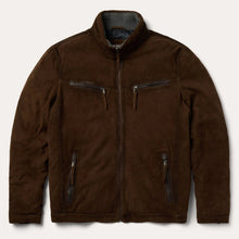 Load image into Gallery viewer, Stetson Men's Brown Suede Moto Jacket 6643