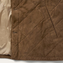 Load image into Gallery viewer, Stetson Men's Brown Quilted Suede Jacket 6653