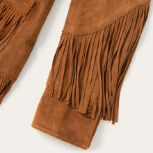 Load image into Gallery viewer, Stetson Women's Brown Lamb Suede Fringed Jacket 0048