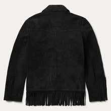 Load image into Gallery viewer, Stetson Women's Black Fringe Suede Jacket 0078