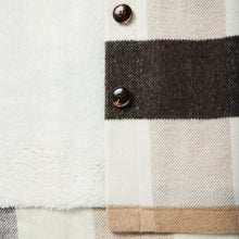 Load image into Gallery viewer, Stetson Women's Brown Oversize Plaid Shirt Jacket 7065