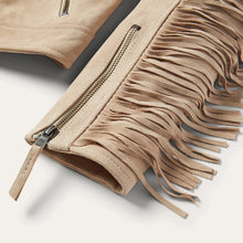 Load image into Gallery viewer, Stetson Women's Tan Premium Suede Moto Jacket 7089