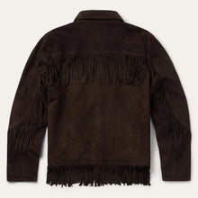 Load image into Gallery viewer, Stetson Women's Brown Two Pocket Fringe Suede Jacket 7103