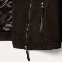 Load image into Gallery viewer, Stetson Women's Brown Suede Fringe Motorcycle Jacket 7107