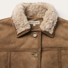 Load image into Gallery viewer, Stetson Women's Brown Suede Shearling Jacket 7111