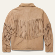 Load image into Gallery viewer, Stetson women's Bone Suede Fringe Jacket 9161