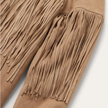 Load image into Gallery viewer, Stetson women's Bone Suede Fringe Jacket 9161