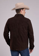 Load image into Gallery viewer, Stetson Men&#39;s Brown Suede Shirt Jacket 6648