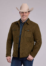 Load image into Gallery viewer, Stetson Men's Brown Quilted Suede Jacket 6653