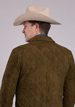 Load image into Gallery viewer, Stetson Men's Brown Quilted Suede Jacket 6653