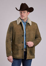 Load image into Gallery viewer, Stetson Men's Brown Antique Suede Shearling Jacket 6654