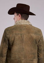 Load image into Gallery viewer, Stetson Men's Brown Antique Suede Shearling Jacket 6654