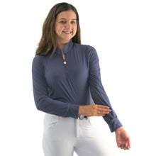 Load image into Gallery viewer, CorrectConnect Cool and Comfortable Navy Sun Shirt