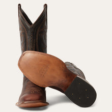 Load image into Gallery viewer, Stetson Brown Men&#39;s Cody Calf Square Toe 0101