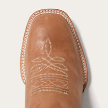 Load image into Gallery viewer, Stetson Men&#39;s Tan &amp; Blue Casper Square Toe Cowboy Boots 12-020-1850-0102 TA