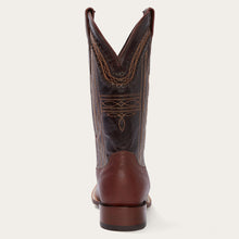 Load image into Gallery viewer, Stetson Men&#39;s Brown Denver Hand Stitched Square Toe Cowboy Boots 12-020-1850-0107 BR