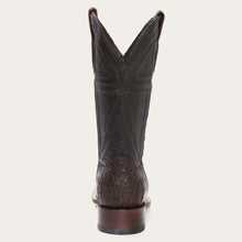 Load image into Gallery viewer, Stetson Men&#39;s Kaycee Brown Caiman Belly Square Toe Cowboy Boots 12-020-1852-0201 TA