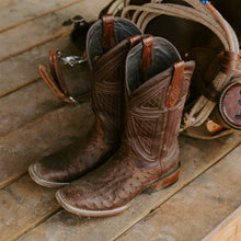 Load image into Gallery viewer, Stetson Men's Jackson Brown Leather Square Toe Boots 0212