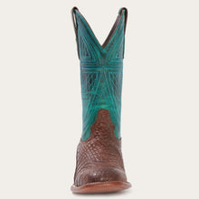 Load image into Gallery viewer, Stetson Men&#39;s Big Horn Tobacco Alligator Square Toe Cowboy Boots 12-020-1852-0417 BR