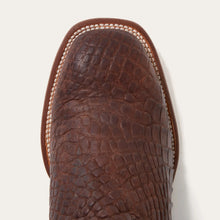 Load image into Gallery viewer, Stetson Brown Men&#39;s Big Horn Alligator Square Toe 0417