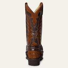 Load image into Gallery viewer, Stetson Men's Outlaw Wings Tan Leather Outlaw Toe Boots 3861