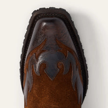 Load image into Gallery viewer, Stetson Men's Outlaw Wings Tan Leather Outlaw Toe Boots 3861
