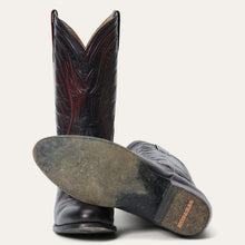 Load image into Gallery viewer, Stetson Men&#39;s Blake Black Goat Leather Round Toe Boots 4125
