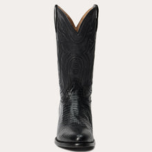 Load image into Gallery viewer, Stetson Men&#39;s Wayne Black Teju Round Toe Boots 5003