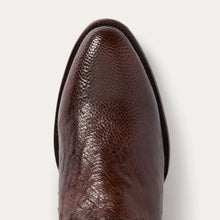 Load image into Gallery viewer, Stetson Men&#39;s Wyatt Smooth Brown Ostrich Round Toe Boots 6001