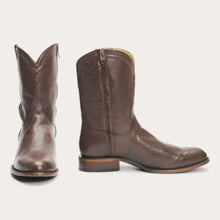 Load image into Gallery viewer, Stetson Men&#39;s Rancher Zip Round Toe Boots 12-020-7608-0771 BR
