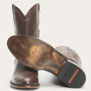 Stetson Men's Rancher Zip Round Toe Boots 12-020-7608-0771 BR