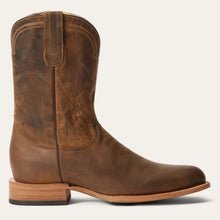 Load image into Gallery viewer, Stetson Brown Men&#39;s Rancher Zip Roper Goat Round Toe 3842