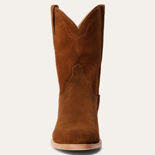 Load image into Gallery viewer, Stetson Brown Men&#39;s Rancher Zip Roper Suede Round Toe 3887