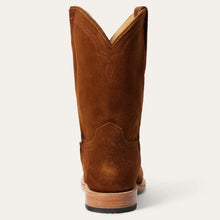 Load image into Gallery viewer, Stetson Brown Men&#39;s Rancher Zip Roper Suede Round Toe 3887