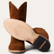 Load image into Gallery viewer, Stetson Brown Men&#39;s Rancher Zip Roper Suede Round Toe 3887