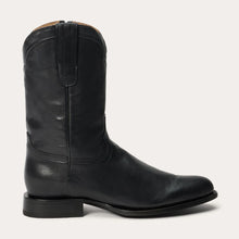 Load image into Gallery viewer, Stetson Men&#39;s Cash Zip Roper Black Round Toe Boots 3792