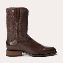 Load image into Gallery viewer, Stetson Men&#39;s Cassidy Roper Smooth Brown Round Toe Boots 0938