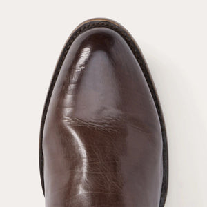 Stetson Men's Cassidy Roper Smooth Brown Round Toe Boots 0938
