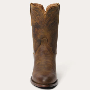 Stetson Men's Cassidy Roper Oiled Walnut Round Toe Boots 3838