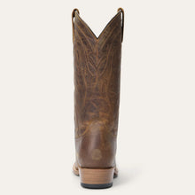 Load image into Gallery viewer, Stetson Men&#39;s Waylon Tan Leather Square Toe Boots 4127