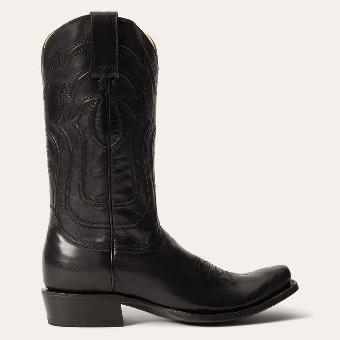 Stetson Black Men's Garrett Calf Square Toe 1686