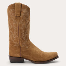 Load image into Gallery viewer, Stetson Men's Bronco Tan Leather Square Toe Boots 4082
