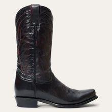 Load image into Gallery viewer, Stetson Men's Brooks Black Cherry Leather Square Toe Boots 4125