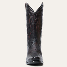 Load image into Gallery viewer, Stetson Men's Brooks Black Cherry Leather Square Toe Boots 4125