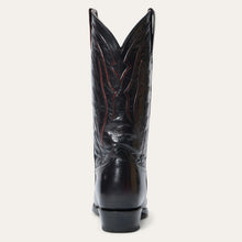 Load image into Gallery viewer, Stetson Men's Brooks Black Cherry Leather Square Toe Boots 4125