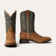 Load image into Gallery viewer, Stetson Brown Men&#39;s Obadiah Square Toe 4060