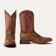 Load image into Gallery viewer, Stetson Brown Men&#39;s Brody Square Toe 4076