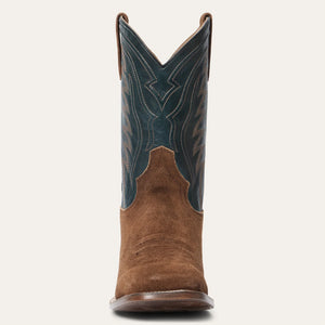 Stetson Men's Tripp Brown Leather Square Toe Boots 4126